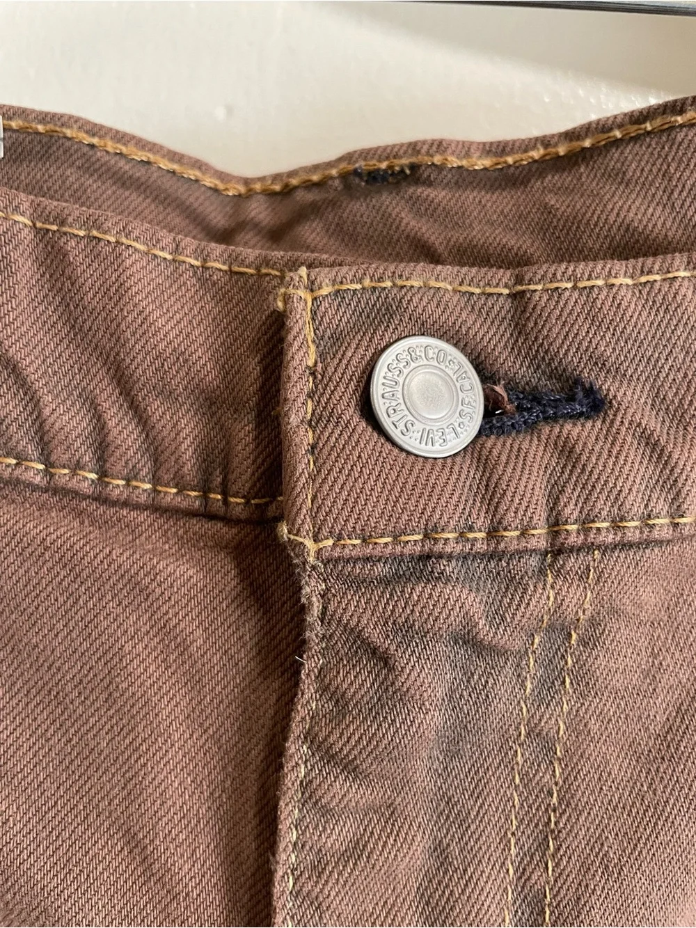 Levi's Brown Slim Taper Men’s Jeans 36 x 34